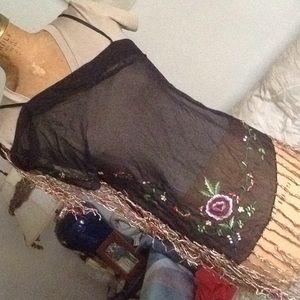 Custom made fringe blouse